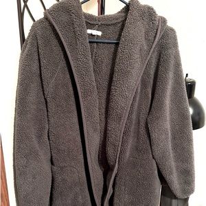 Maurice’s plus size 0/1X shawl color hooded jacket. Open front. Maurice’s brand